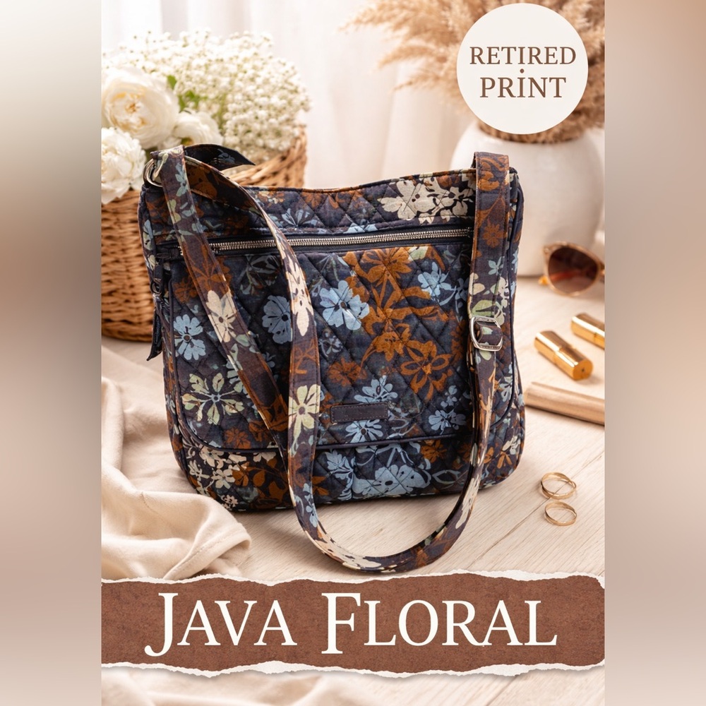 Vera Bradley Java Floral Retired Pattern Crossbod… - image 1